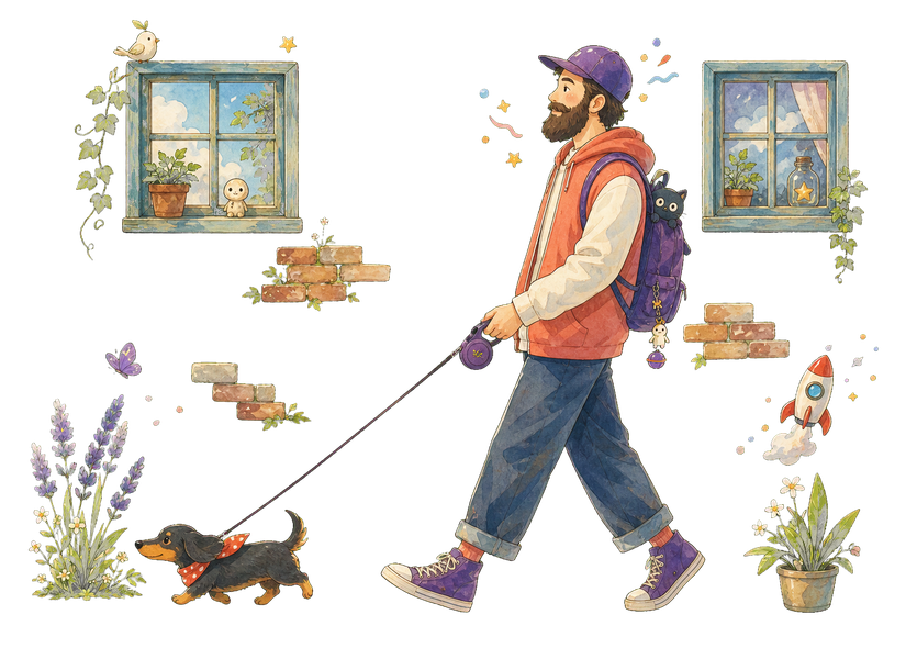 Illustration of Andy Cao