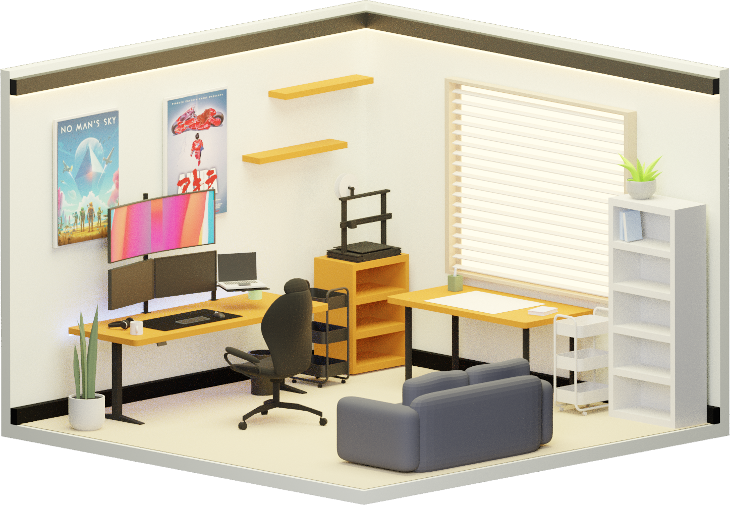 Andy's studio